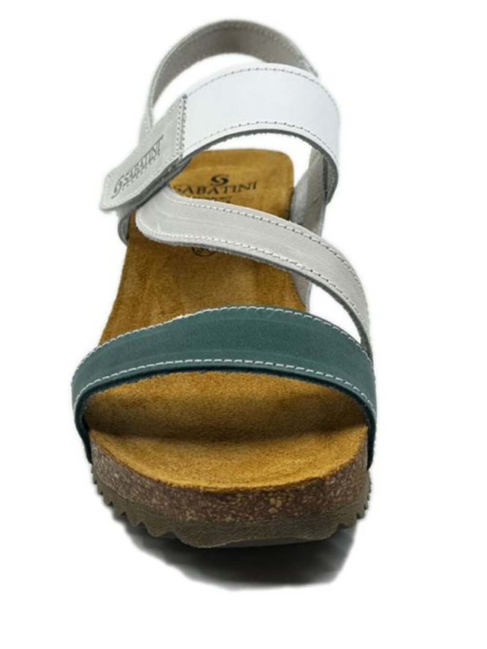 Sabatini Quarter Strap Wedge Sandal – Jeans/Grigio | Size 41 (US 9.5)